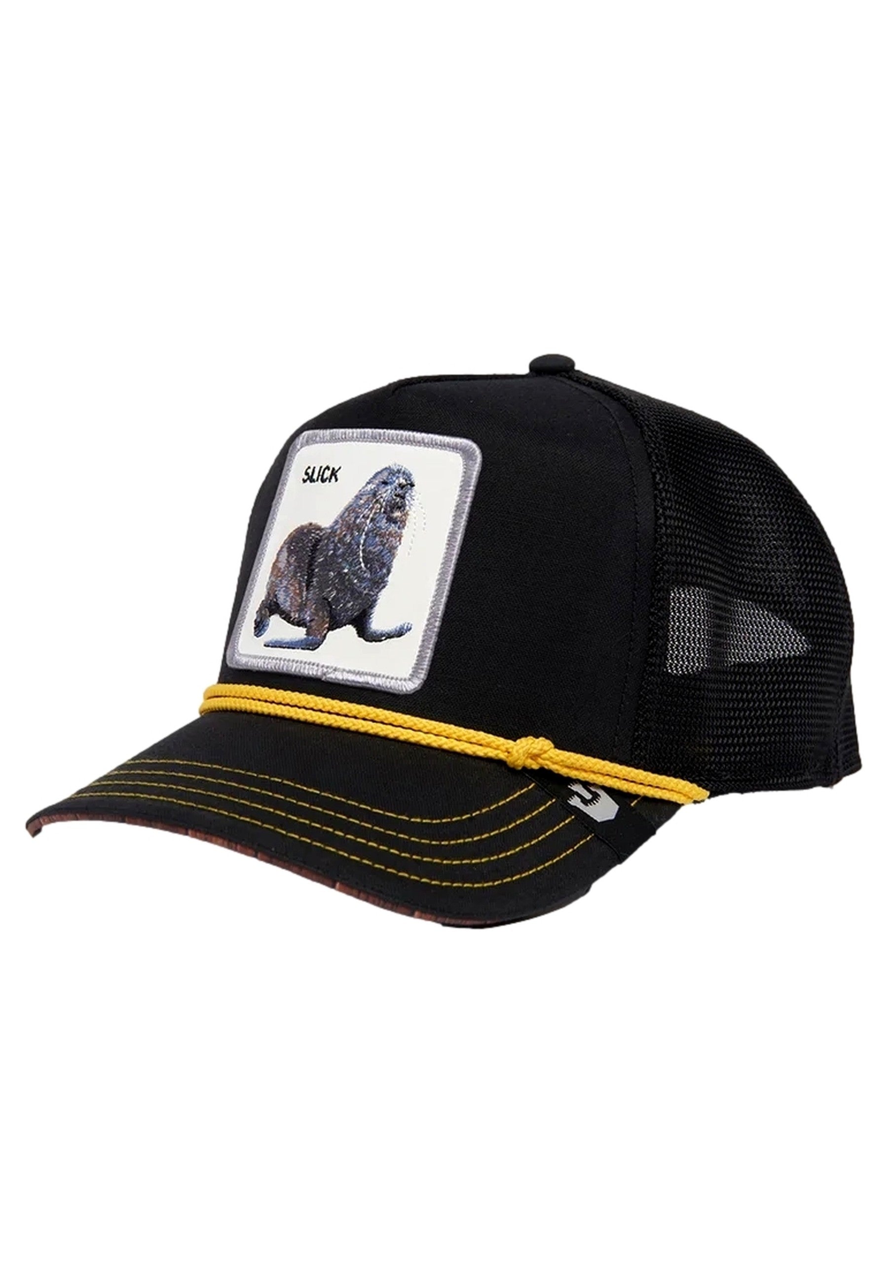 GORRA GOORIN BROS NEGRA LEON MARINO SEAL OF APPROVAL TRUCKER CAP