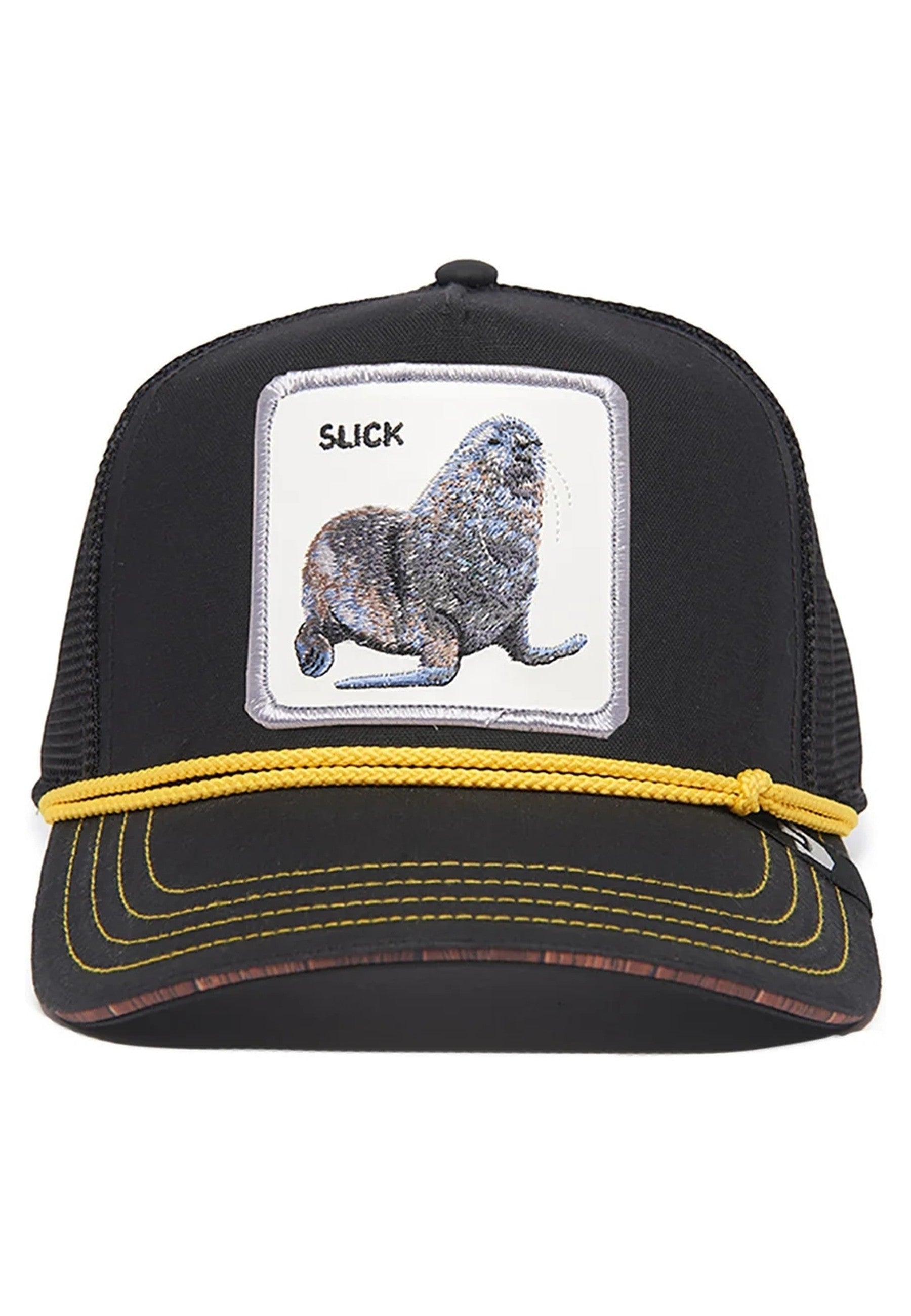 GORRA GOORIN BROS NEGRA LEON MARINO SEAL OF APPROVAL TRUCKER CAP
