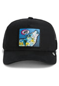 GORRA GOORIN BROS LOBO LONE WOLF POP ART TRUCKER NEGRA