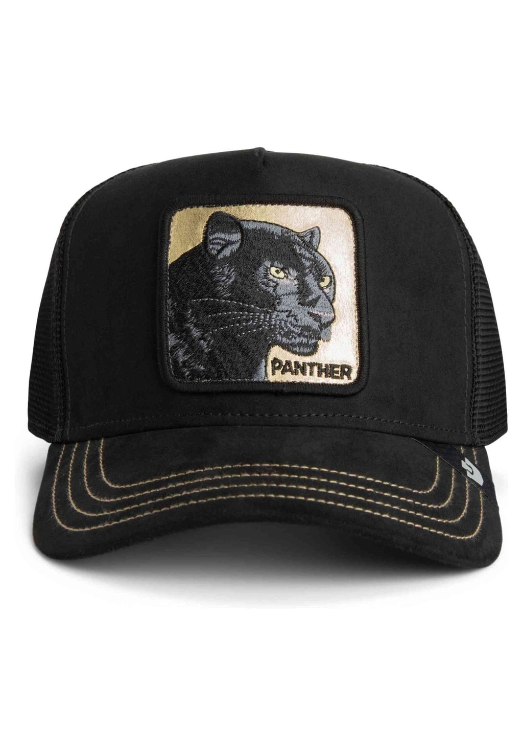 GORRA GOORIN BROS NEGRA PANTERA GOLDEN PANTHER TRUCKER CAP - AREA ZERO