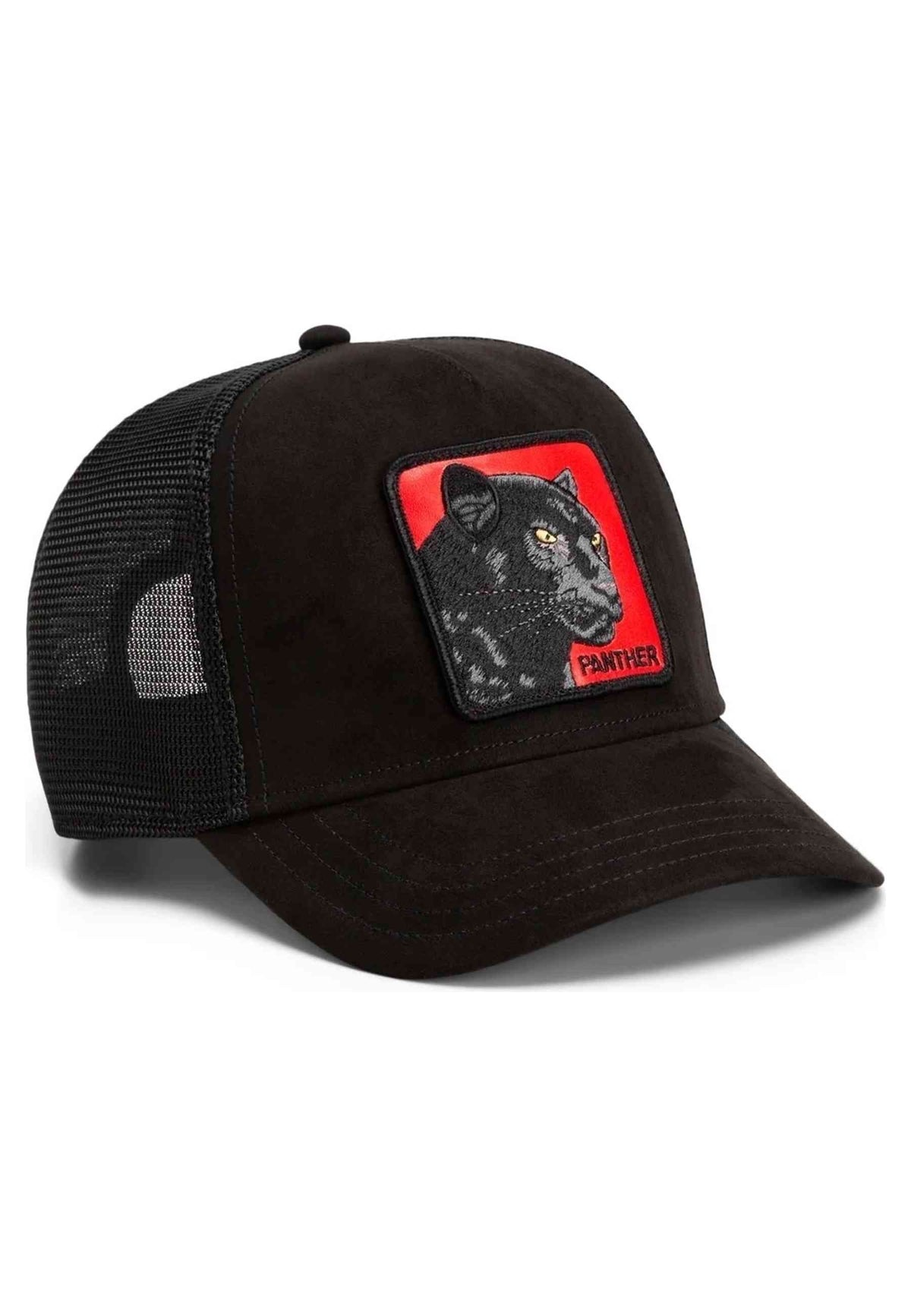 GORRA GOORIN BROS NEGRA PANTERA NERA ROSSA SUEDE TRUCKER CAP