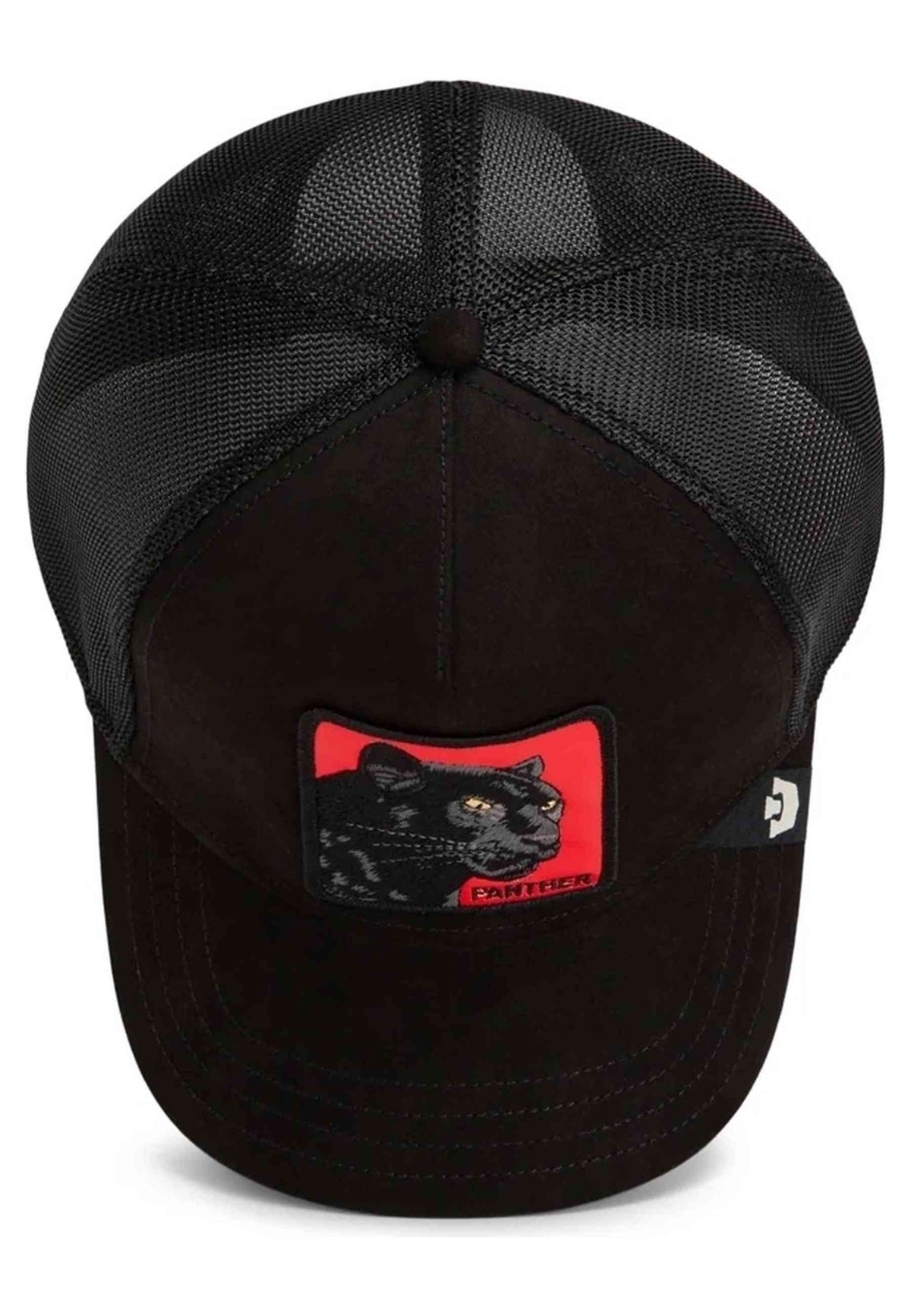 GORRA GOORIN BROS NEGRA PANTERA NERA ROSSA SUEDE TRUCKER CAP