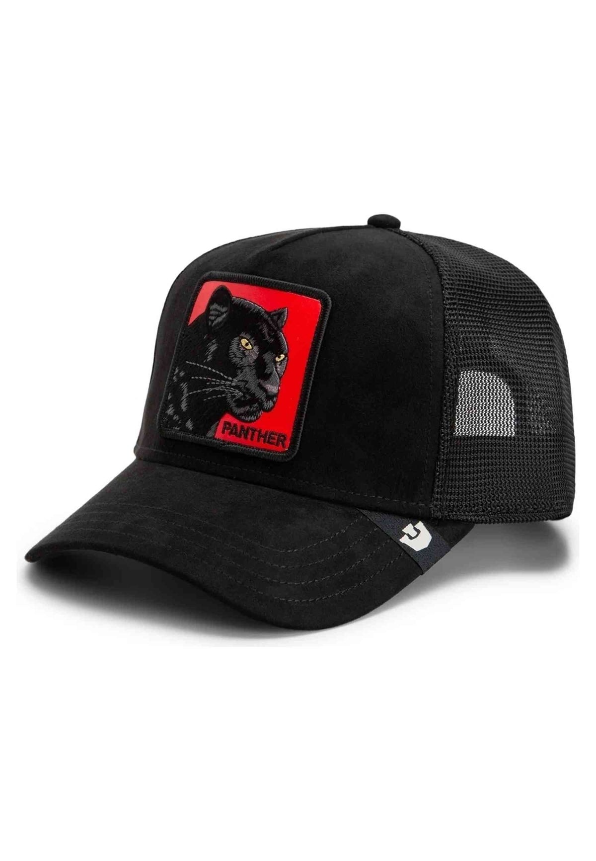 GORRA GOORIN BROS NEGRA PANTERA NERA ROSSA SUEDE TRUCKER CAP
