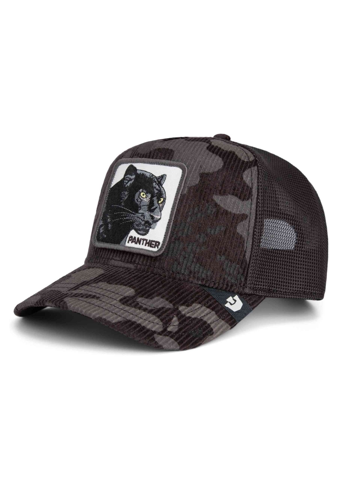 GORRA GOORIN BROS NEGRA PANTERA VELOUR PANTHER TRUCKER CAP - AREA ZERO
