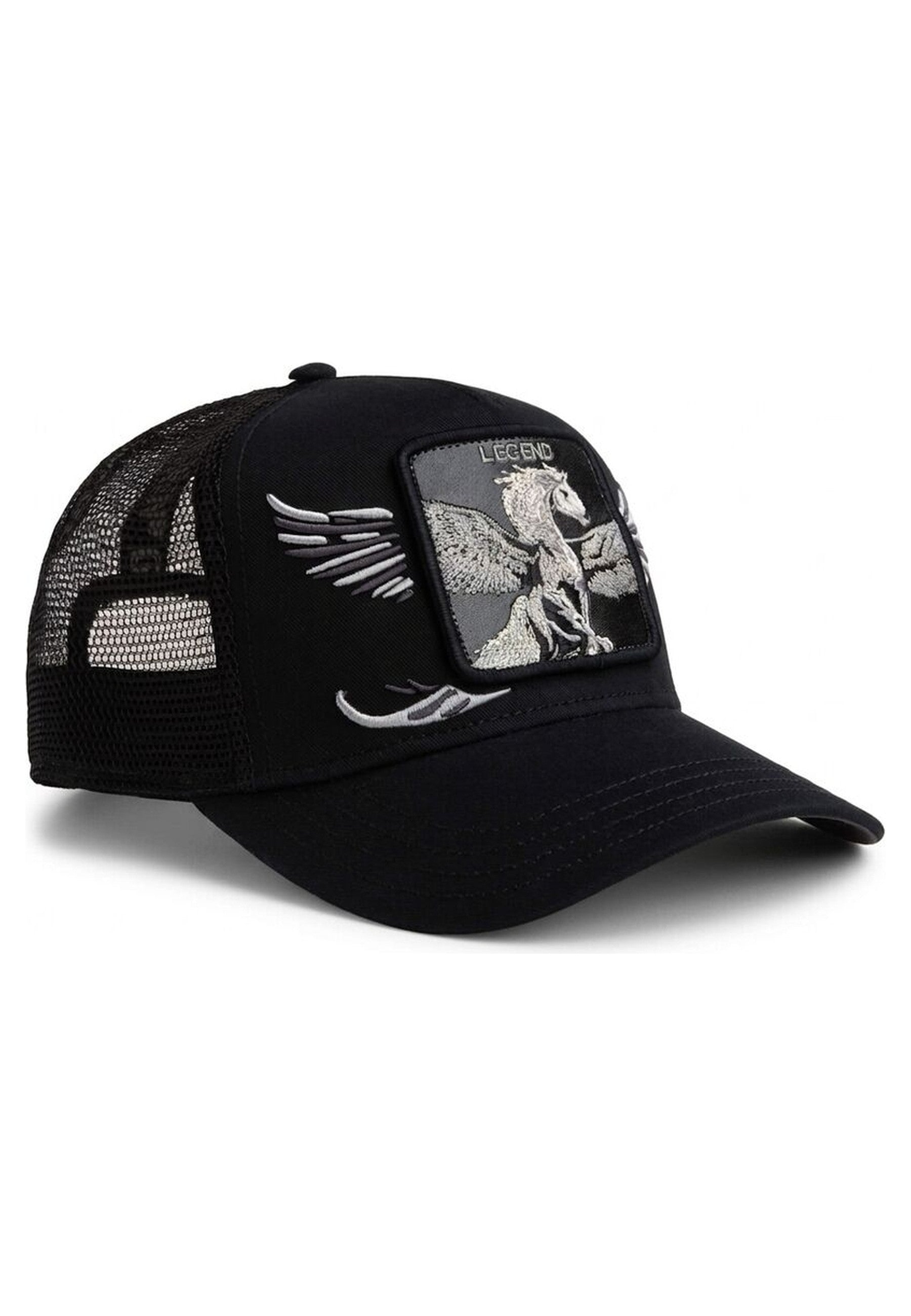 GORRA GOORIN BROS NEGRA PEGASO WINGS LEGEND TRUCKER CAP