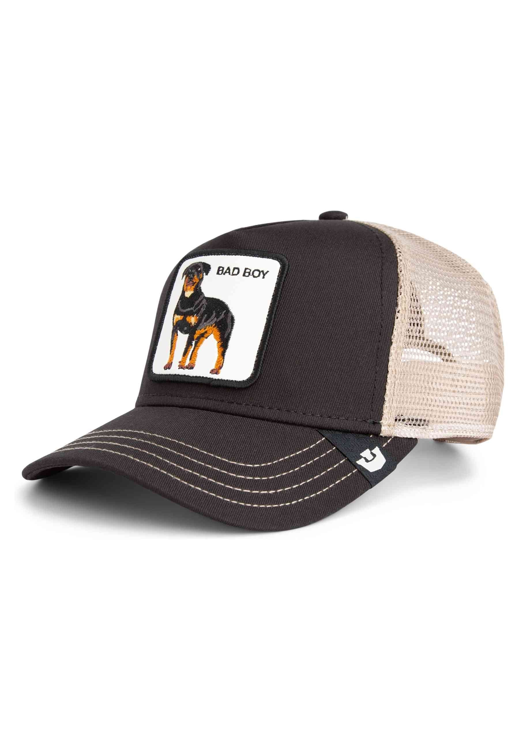 GORRA GOORIN BROS NEGRA ROTTWEILLER BAD BOY TRUCKER CAP