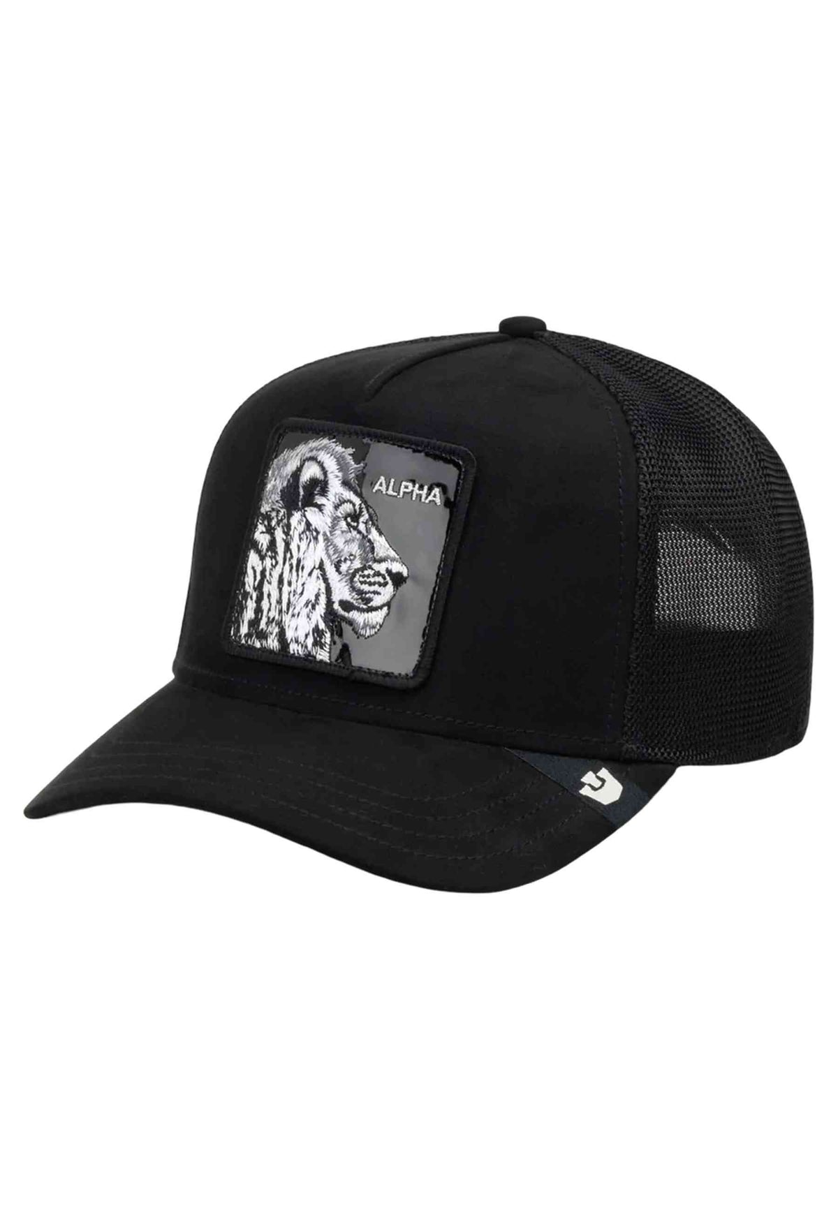 GORRA GOORIN BROS NEGRA SUEDE BLACK OUT LION TRUCKER CAP
