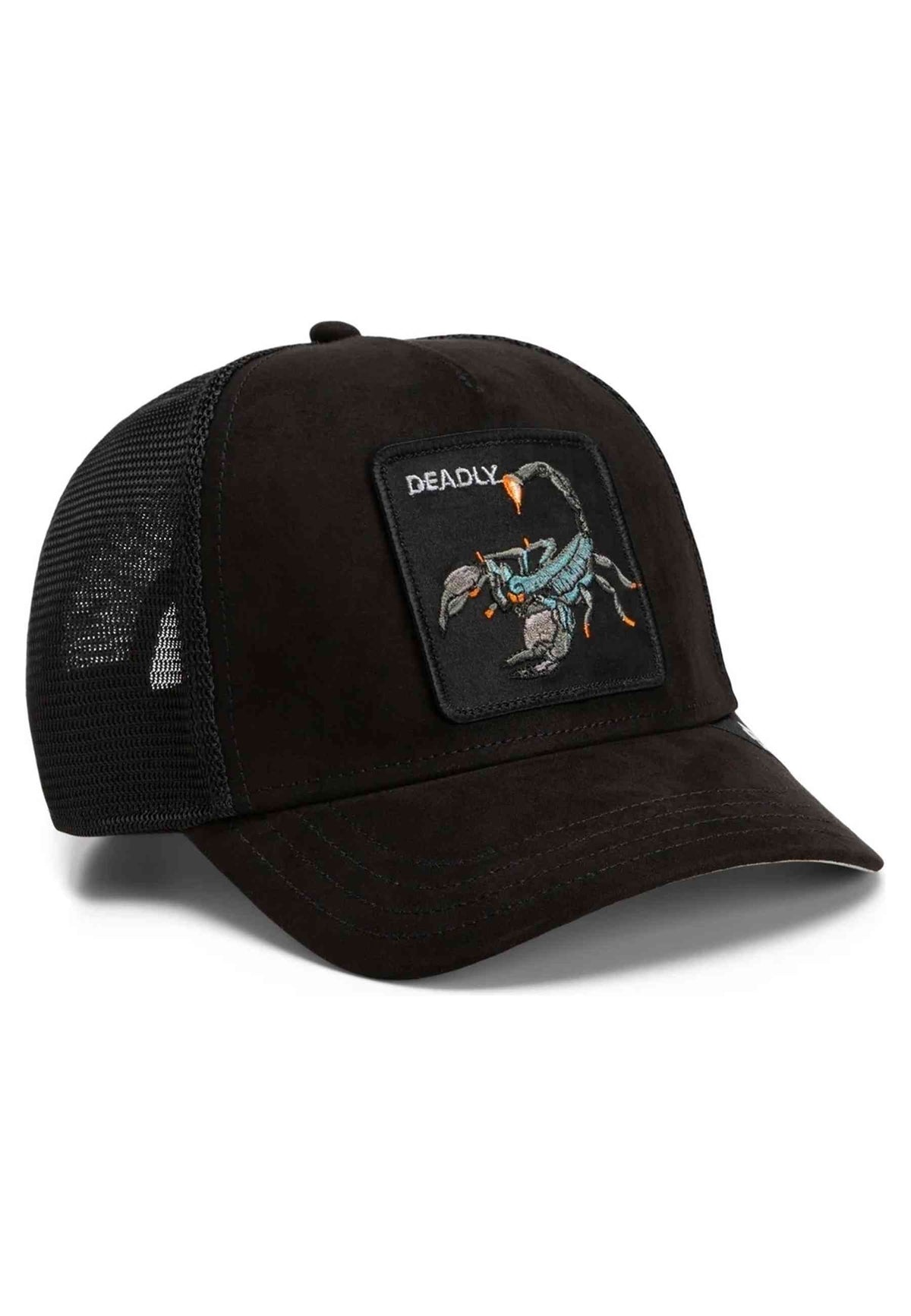 GORRA GOORIN BROS NEGRA SUEDE SCORPION TRUCKER CAP