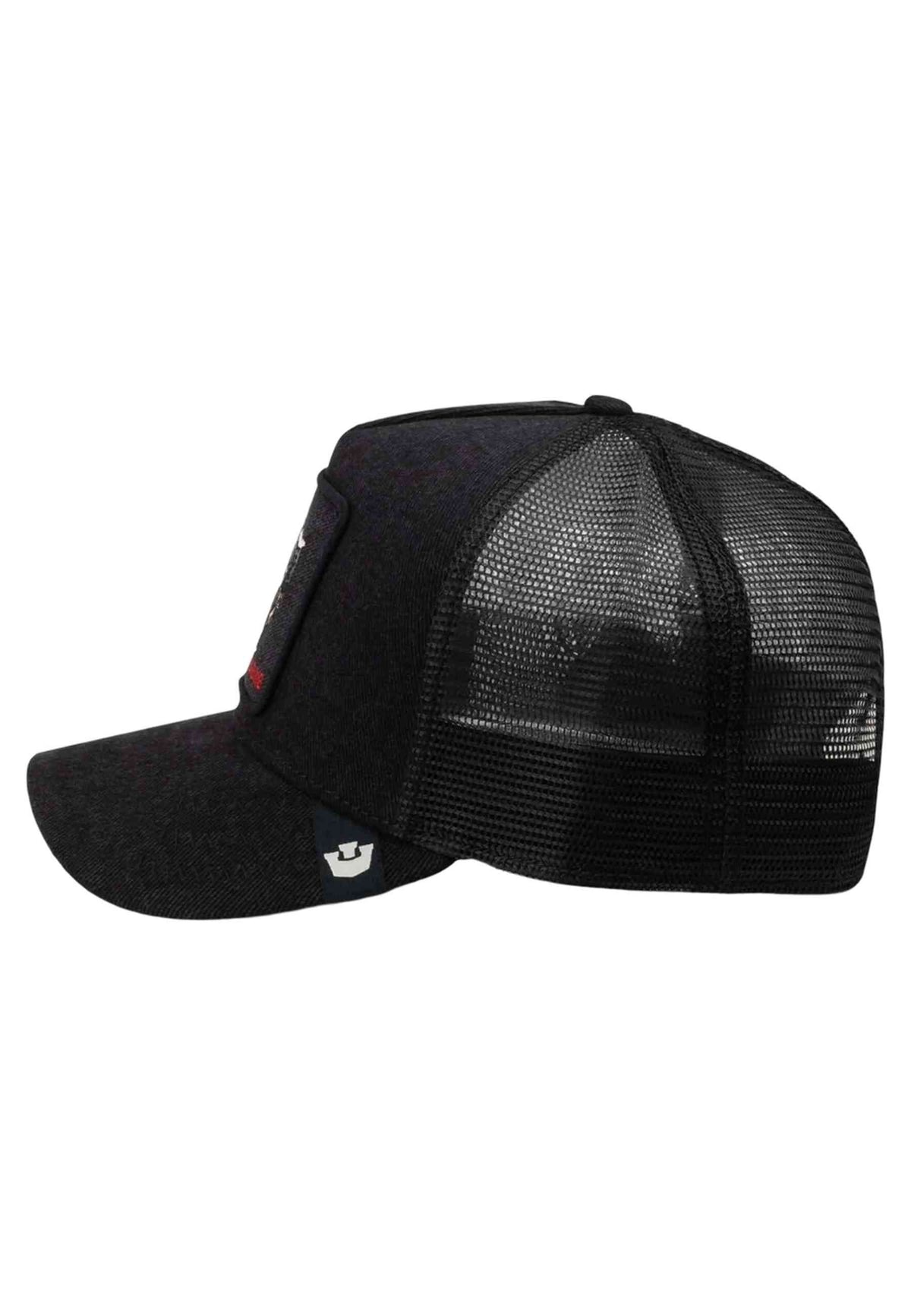 GORRA GOORIN BROS NEGRA TORO DENIM RAGING TRUCKER CAP