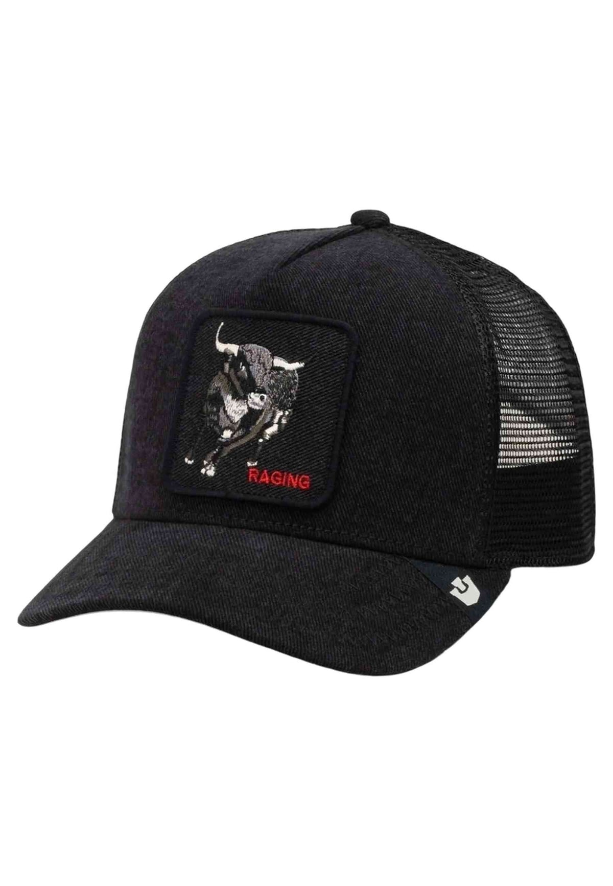 GORRA GOORIN BROS NEGRA TORO DENIM RAGING TRUCKER CAP