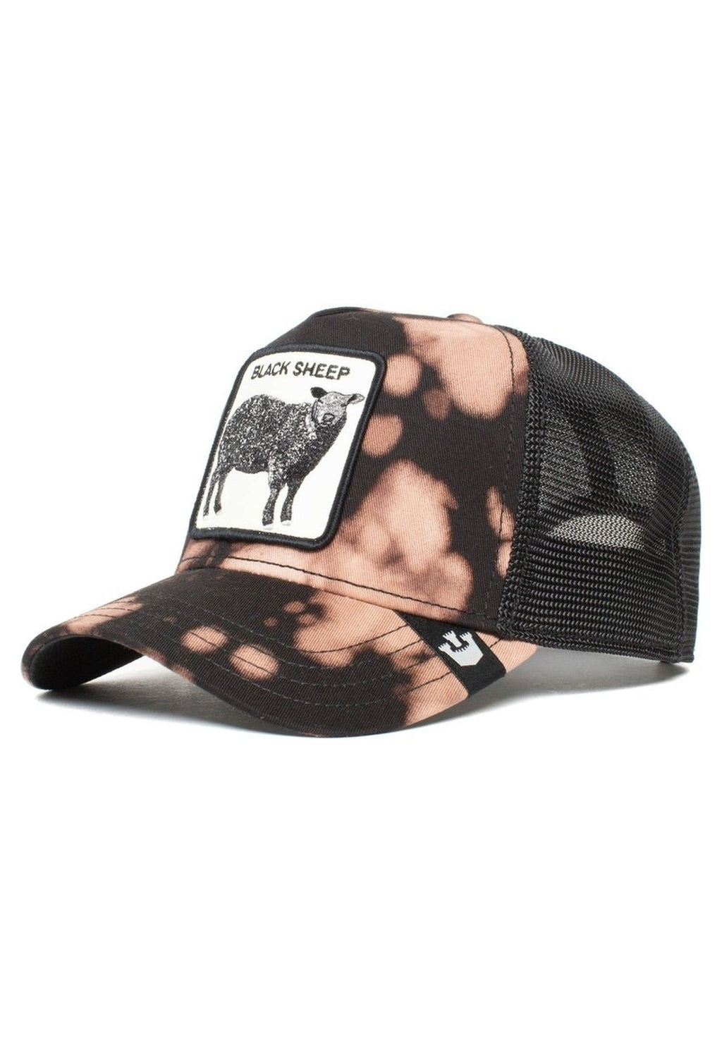GORRA GOORIN BROS NEGRA TYE DYE ACID SHEEP TRUCKER CAP - AREA ZERO