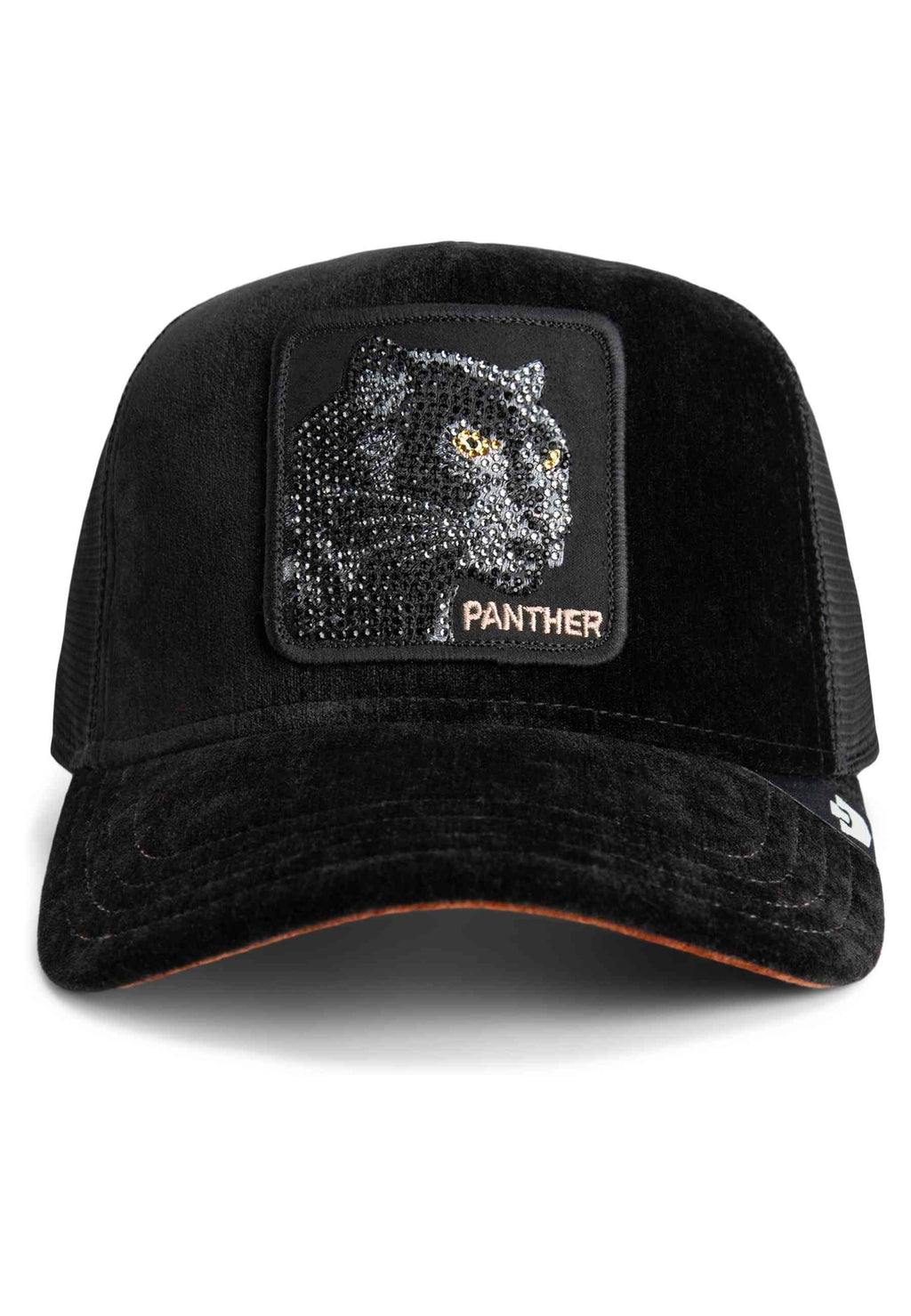 GORRA GOORIN BROS NEGRA VELOUR PANTERA ICED PANTHER CHENILLE CAP