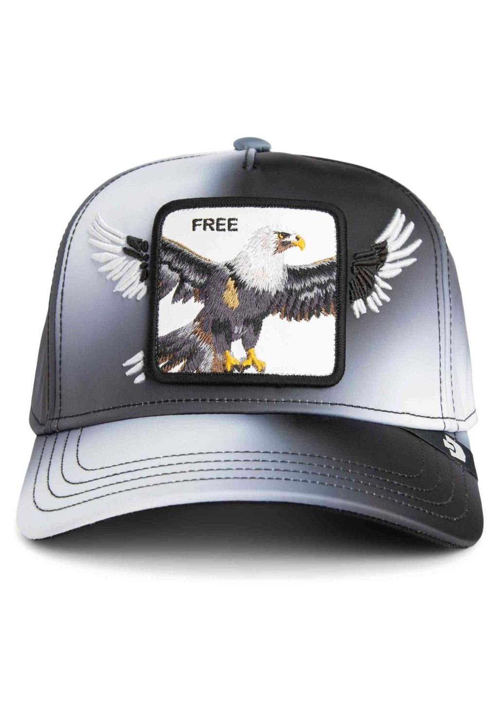 GORRA GOORIN BROS NEGRA/BLANCA AGUILA STEAL THIS HAT TRUCKER CAP - AREA ZERO