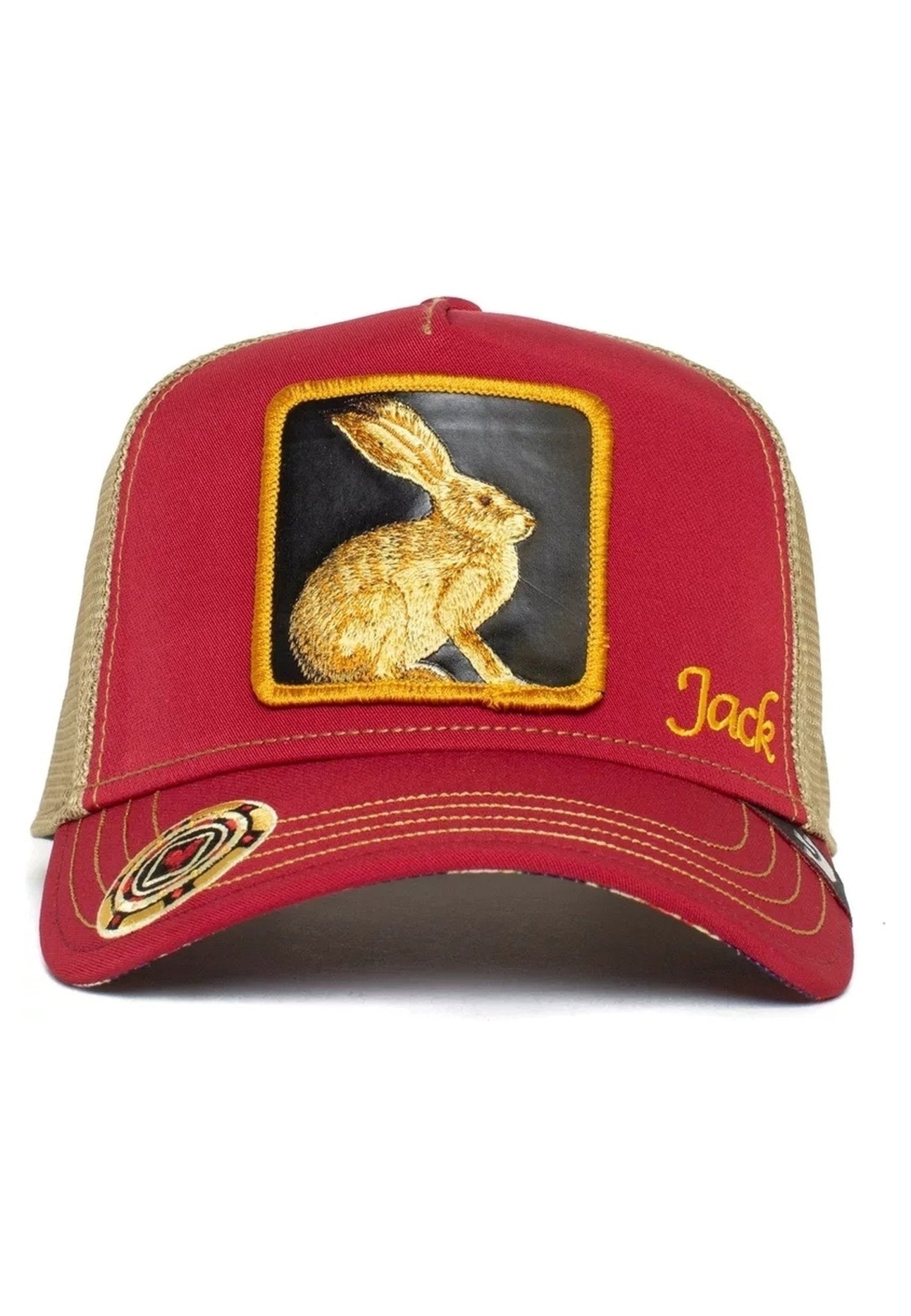 GORRA GOORIN BROS ROJA CONEJO JACKED CASINO TRUCKER CAP - AREA ZERO