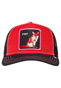 GORRA GOORIN BROS ZORRO FOX TRIP TRUCKER ROJA