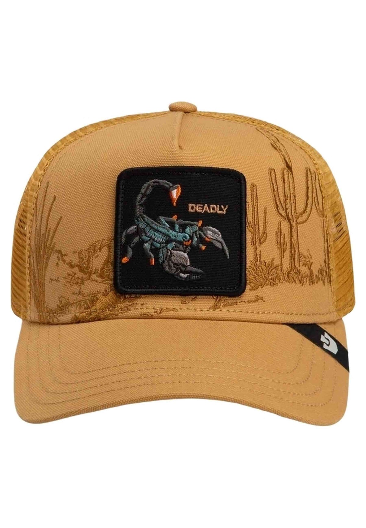 GORRA GOORIN BROS TOSTADA ESCORPION BADLANDS SCORPION TRUCKER CAP