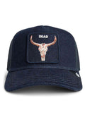 GORRA GOORIN BROS CALAVERA DENIM DEAD TRUCKER DENIM