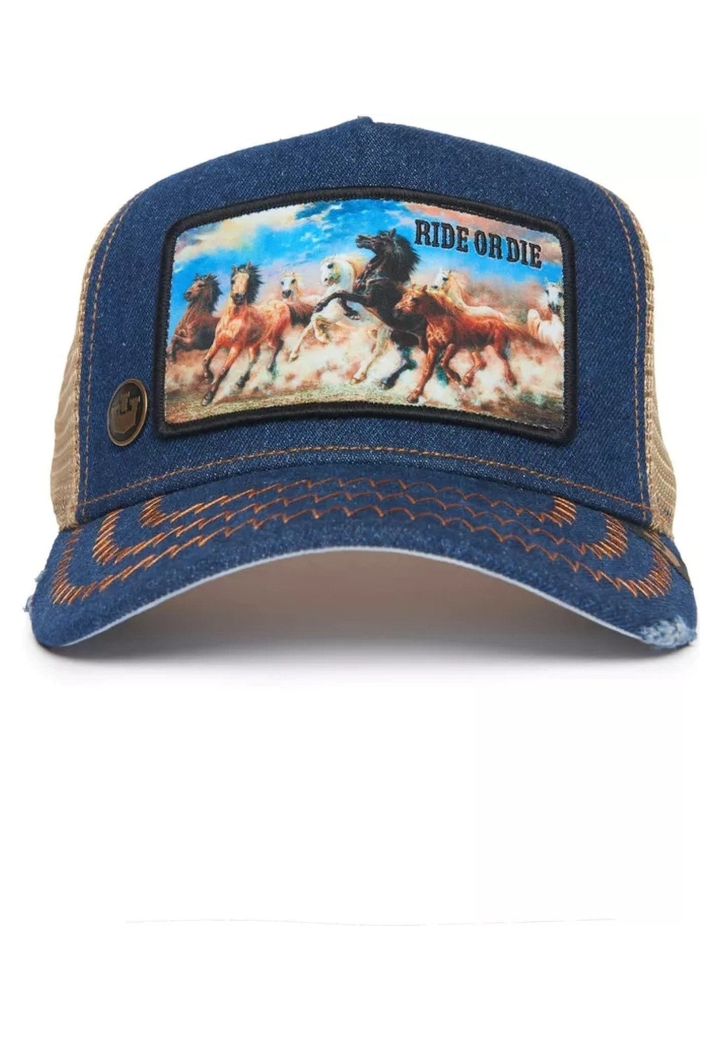 GORRA GOORIN BROS VAQUERA STW MODEL NO 21D302D13 TRUCKER CAP - AREA ZERO