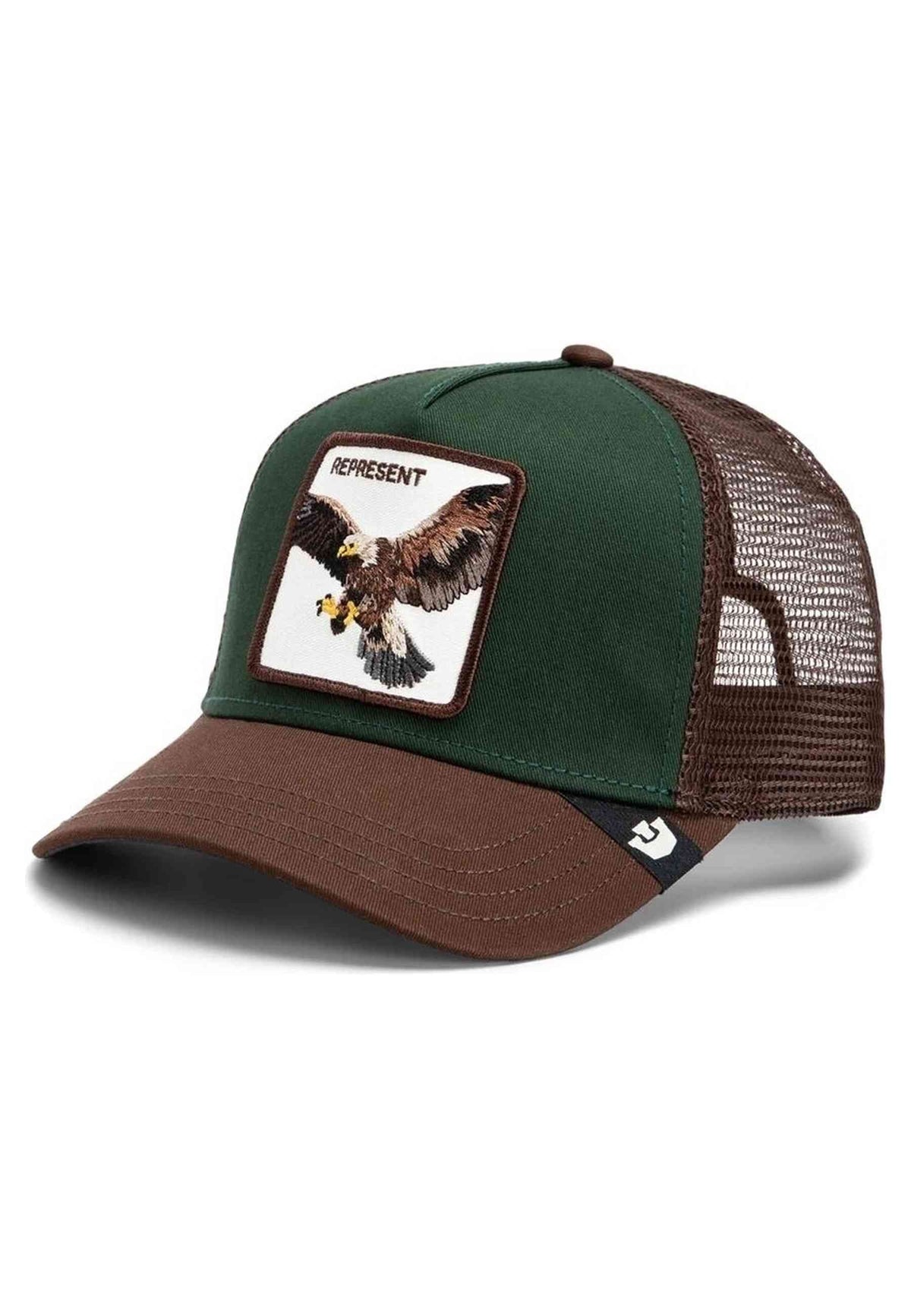 GORRA GOORIN BROS VERDE AGUILA REPRESENT EAGLE TRUCKER CAP