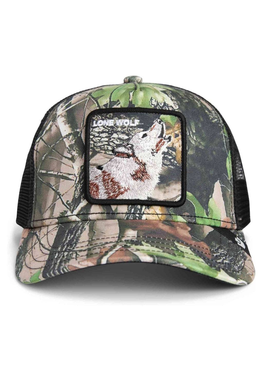 GORRA GOORIN BROS VERDE CAMUFLAJE LOBO CAMOUFLAGE LONE WOLFTRUCKER CAP - AREA ZERO