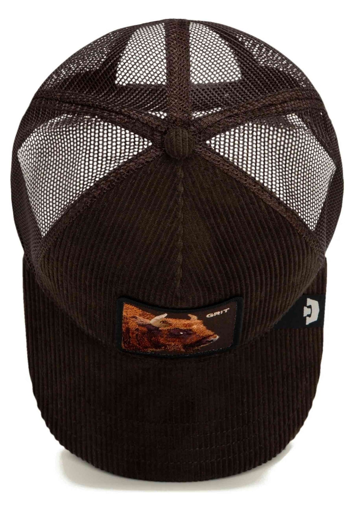 GORRA GOORIN BROS MARRON PANA BISONTE CORDUROY GRIT TRUCKER CAP