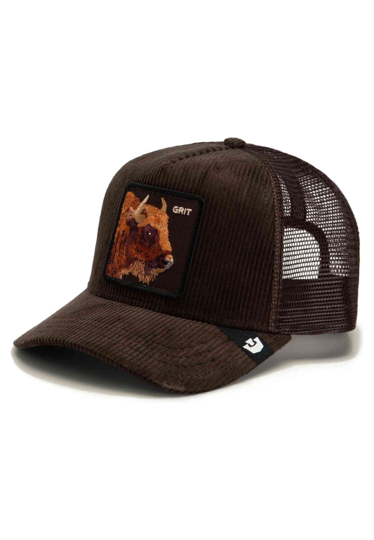 GORRA GOORIN BROS MARRON PANA BISONTE CORDUROY GRIT TRUCKER CAP