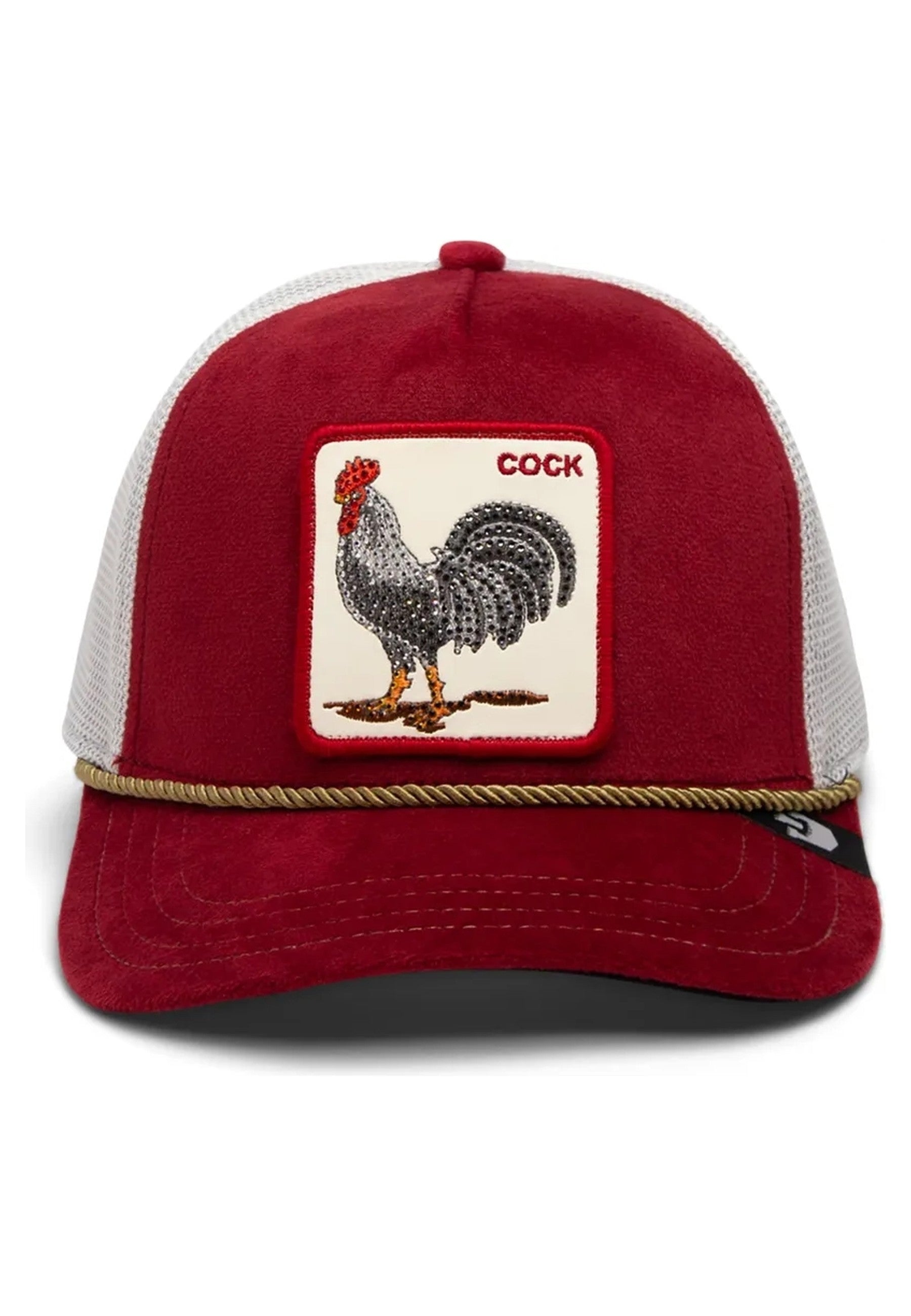 GORRA GOORIN ROJA GALLO GARNET ROOSTER VELOUR CAP