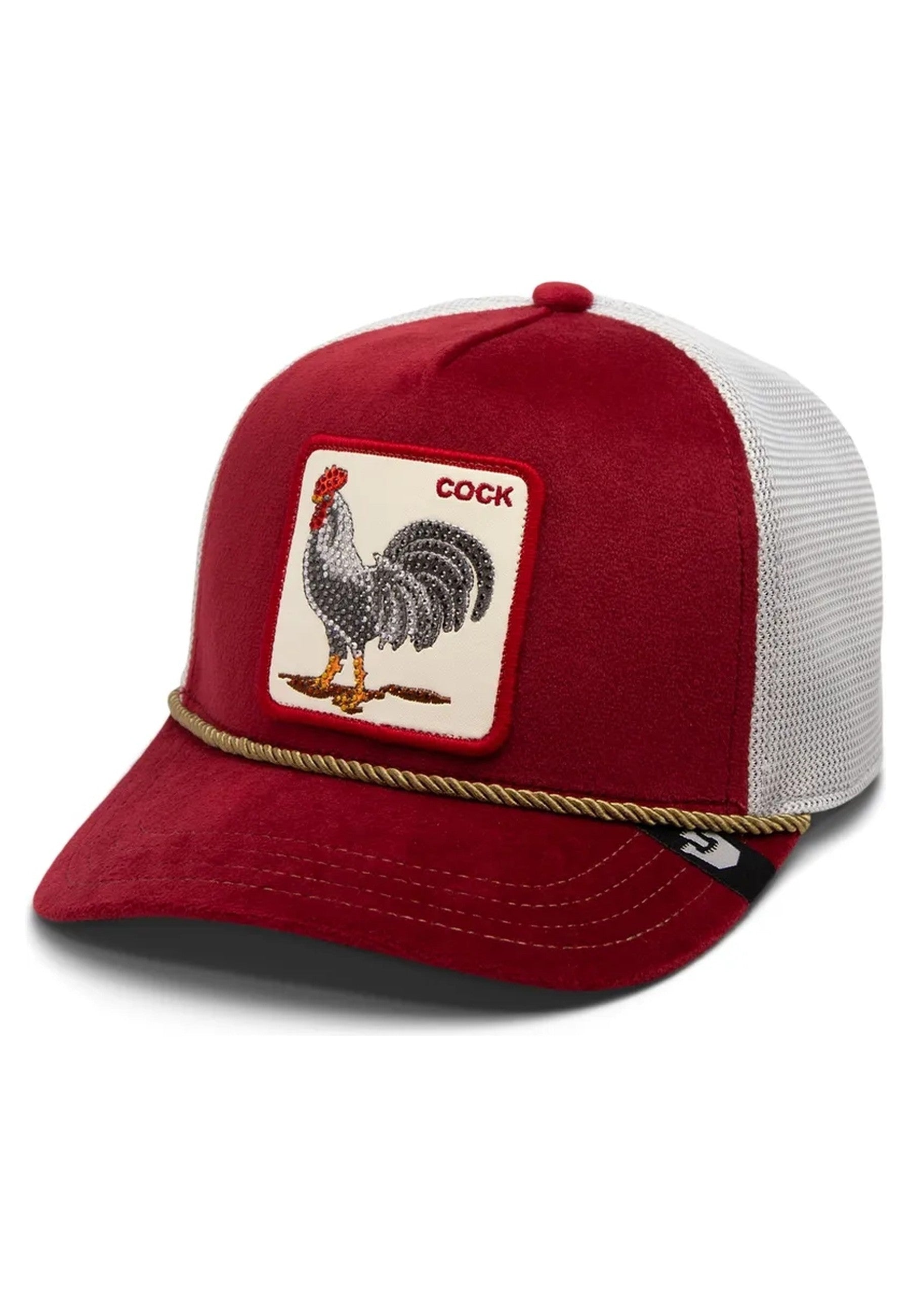 GORRA GOORIN ROJA GALLO GARNET ROOSTER VELOUR CAP