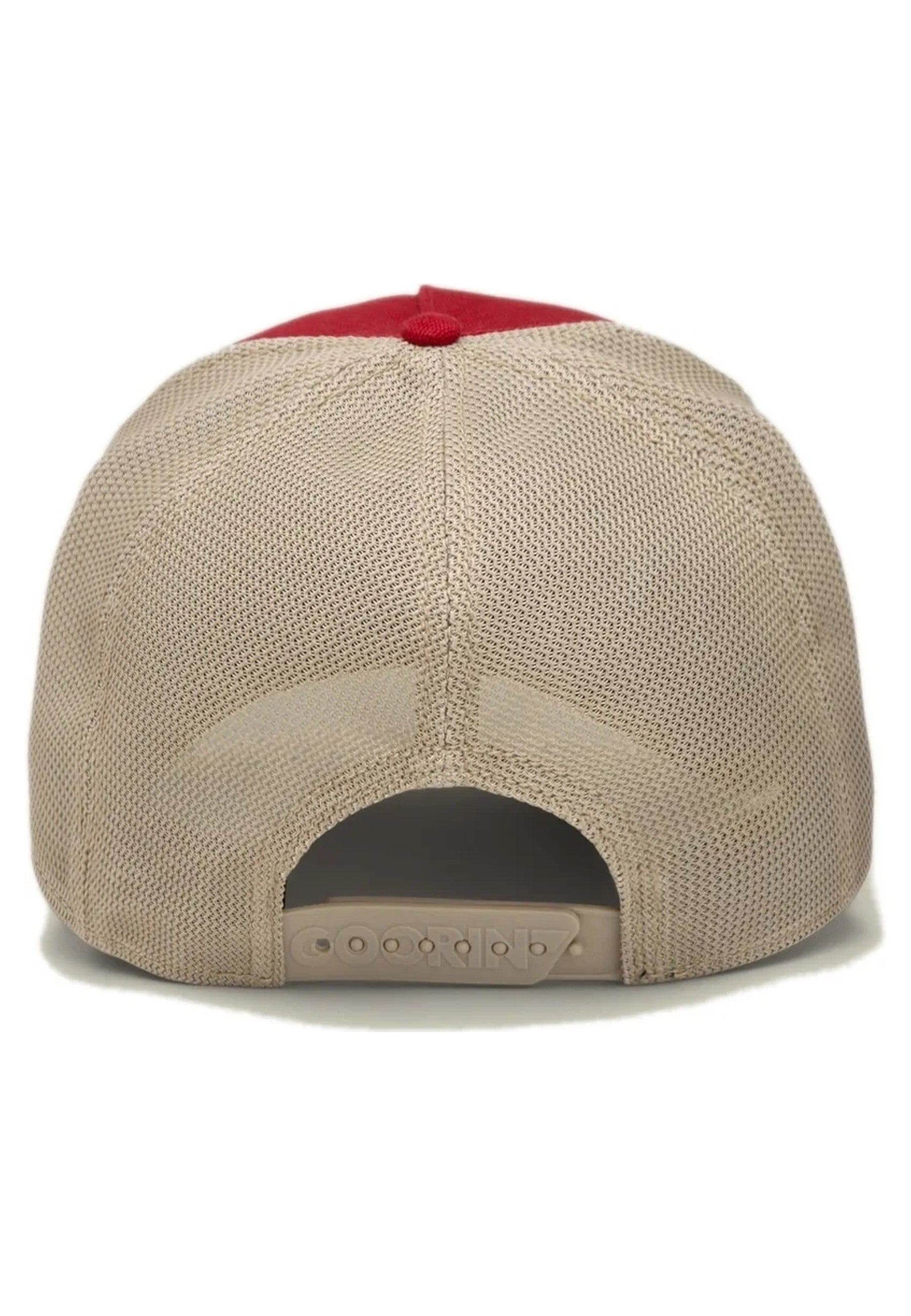 GORRA GOORIN ROJA VACA GREENER GRASS MOOVE THE NEEDLE TRUCKER CAP