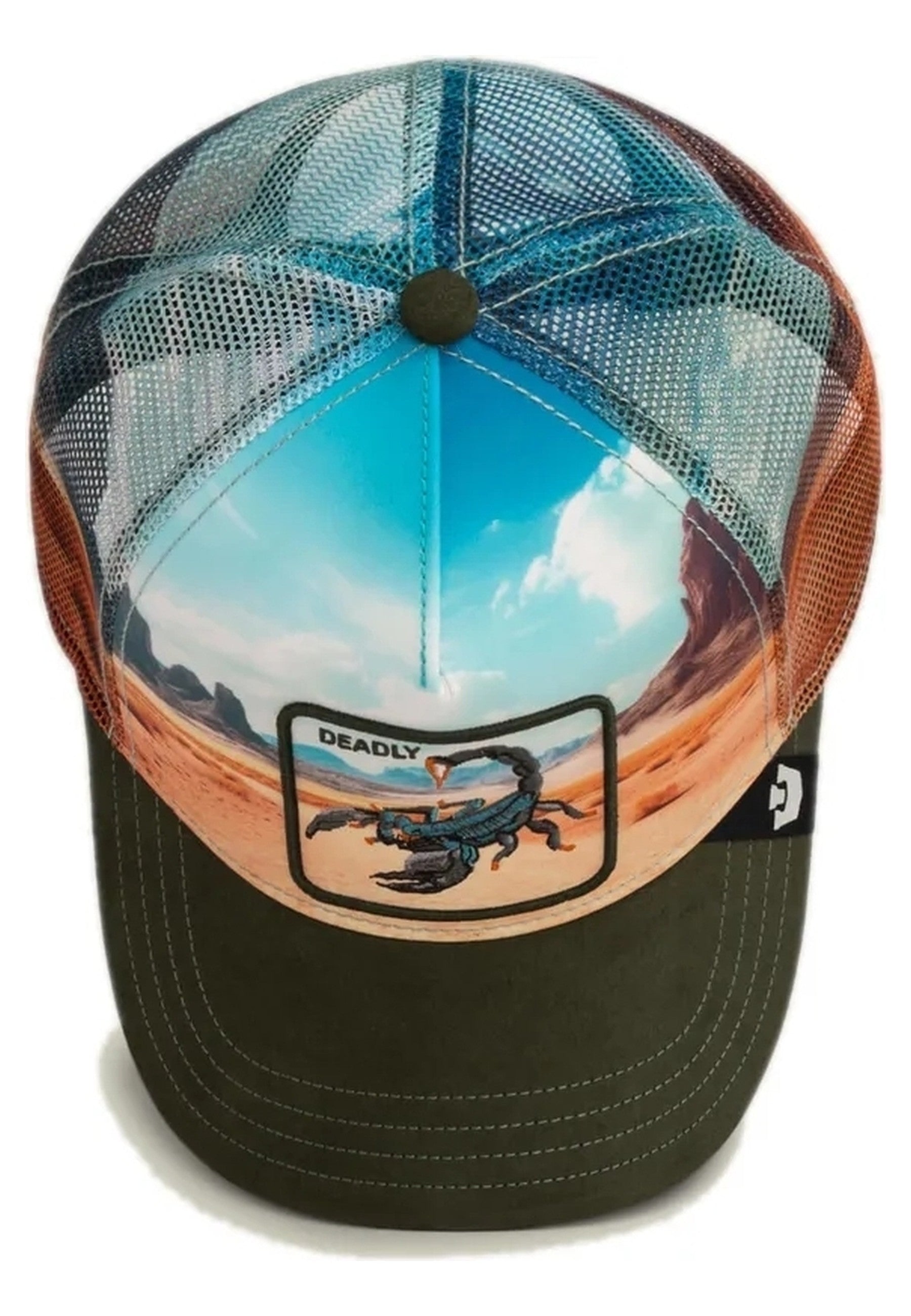 GORRA GOORIN SUBLIMADA ESCORPION IN THE ELEMENT TRUCKER CAP