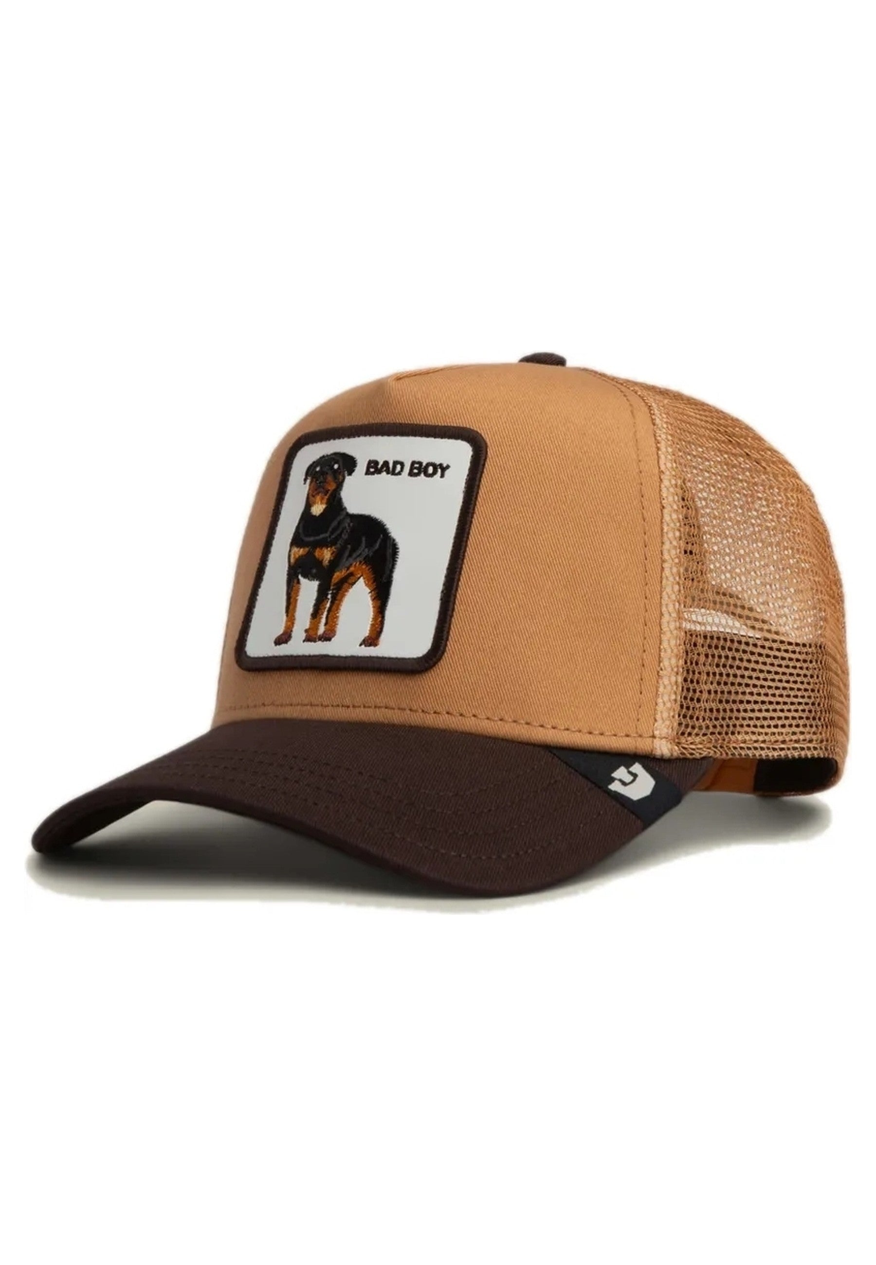 GORRA GOORIN TOSTADA ROTTWEILLER BAD BOY HEA02 TRUCKER CAP