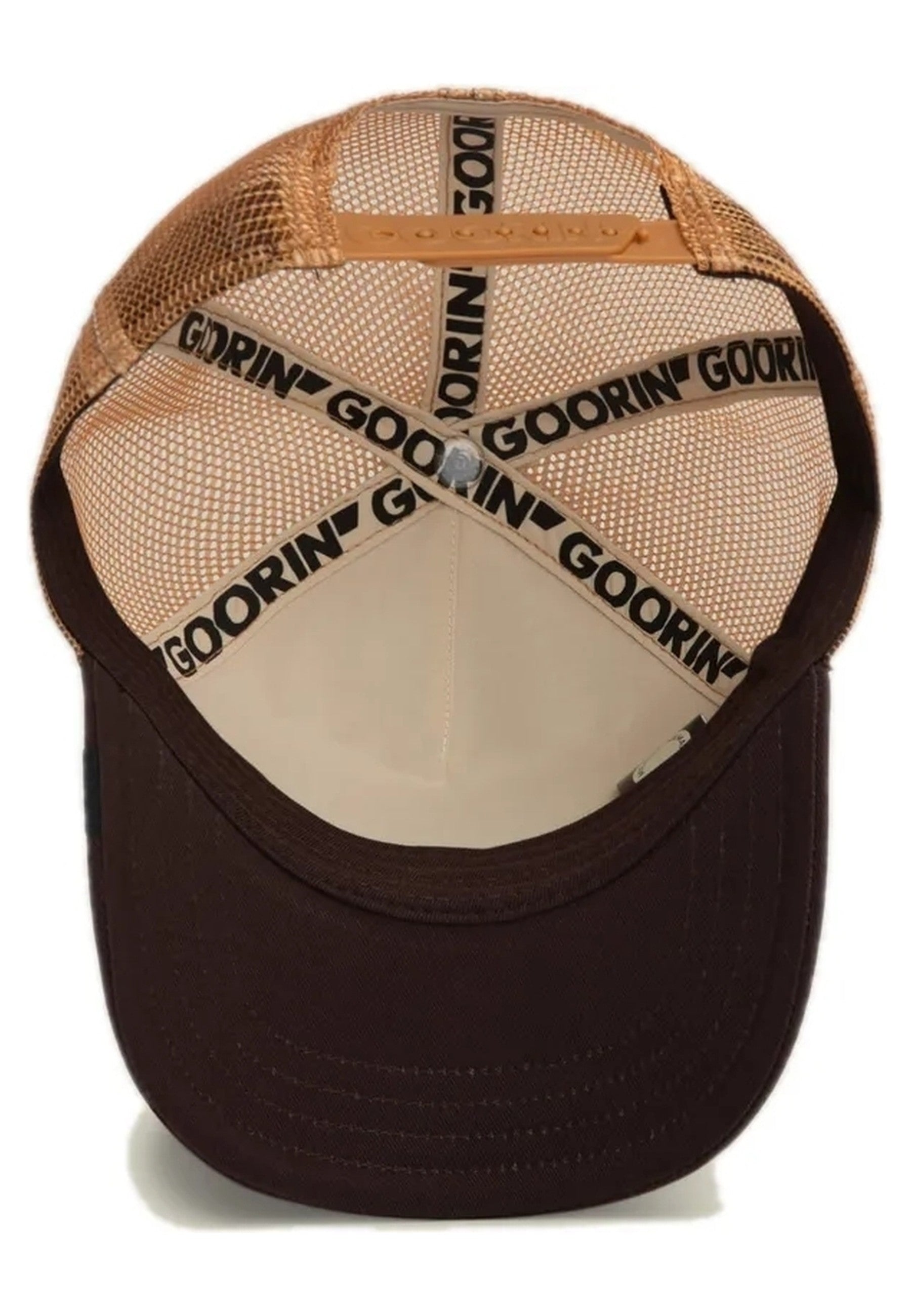 GORRA GOORIN TOSTADA ROTTWEILLER BAD BOY HEA02 TRUCKER CAP