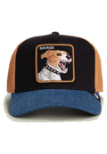 GORRA GOORIN BROS PITBULL SAVAGE DAWG TRUCKER DENIM NEGRA