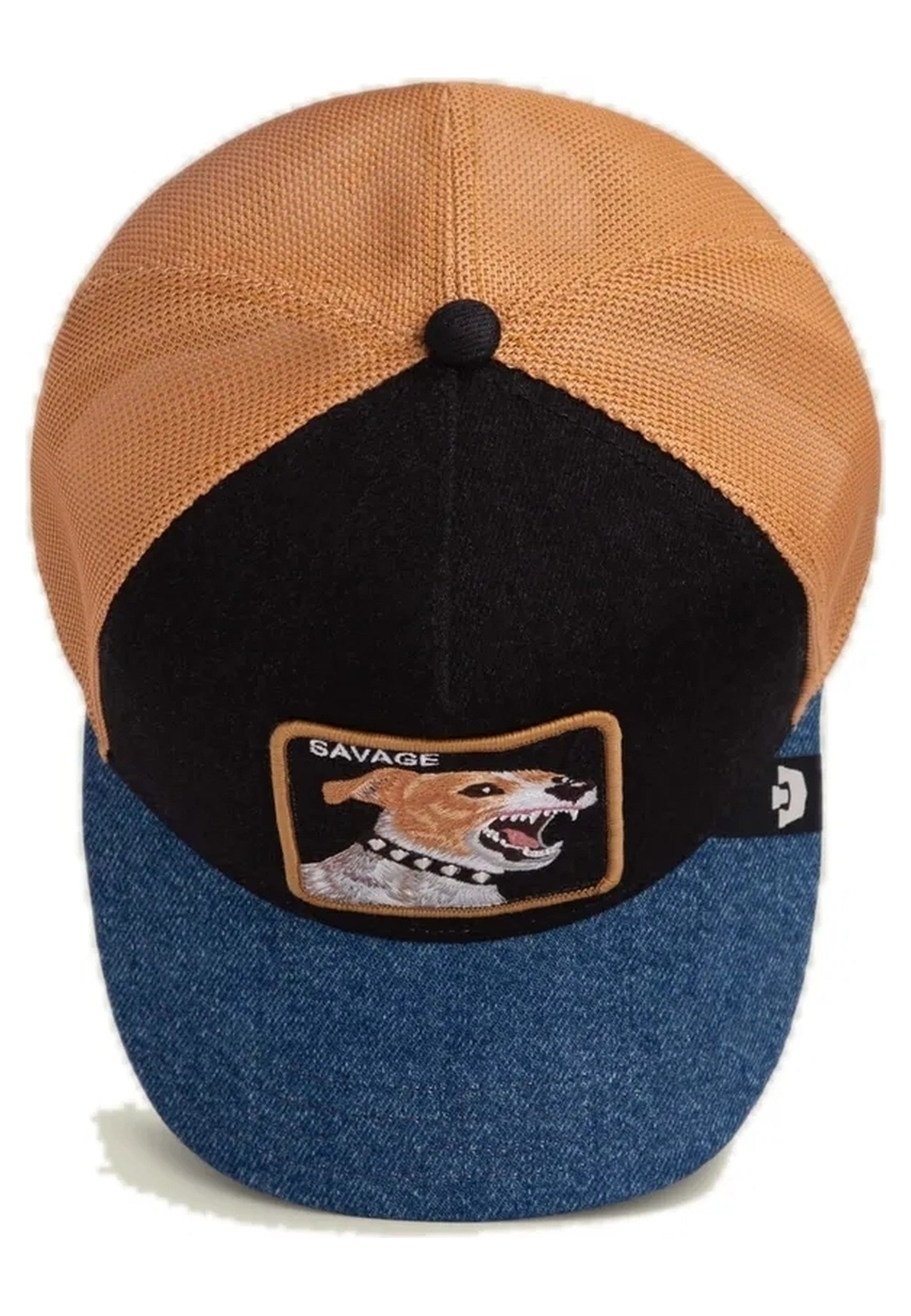 GORRA GOORIN VAQUERA NEGRA PITBULL SAVAGE DAWG DEN05 TRUCKER CAP