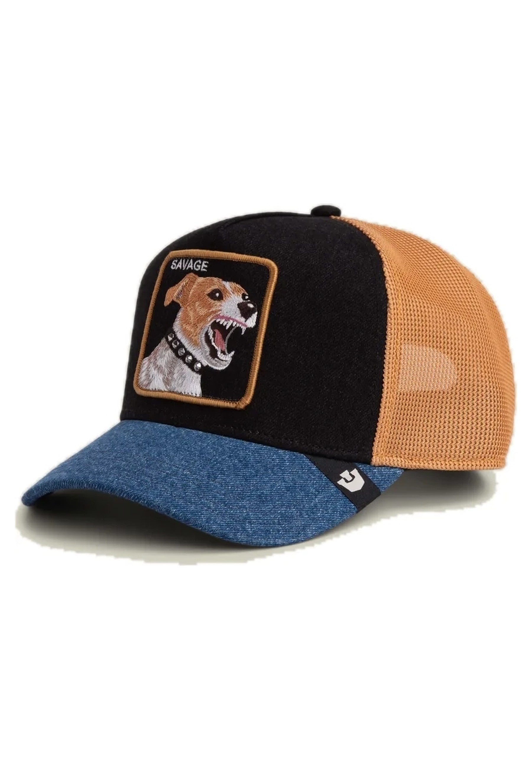 GORRA GOORIN VAQUERA NEGRA PITBULL SAVAGE DAWG DEN05 TRUCKER CAP