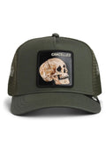 GORRA GOORIN BROS CALAVERA CANCELLED SKULL TRUCKER VERDE