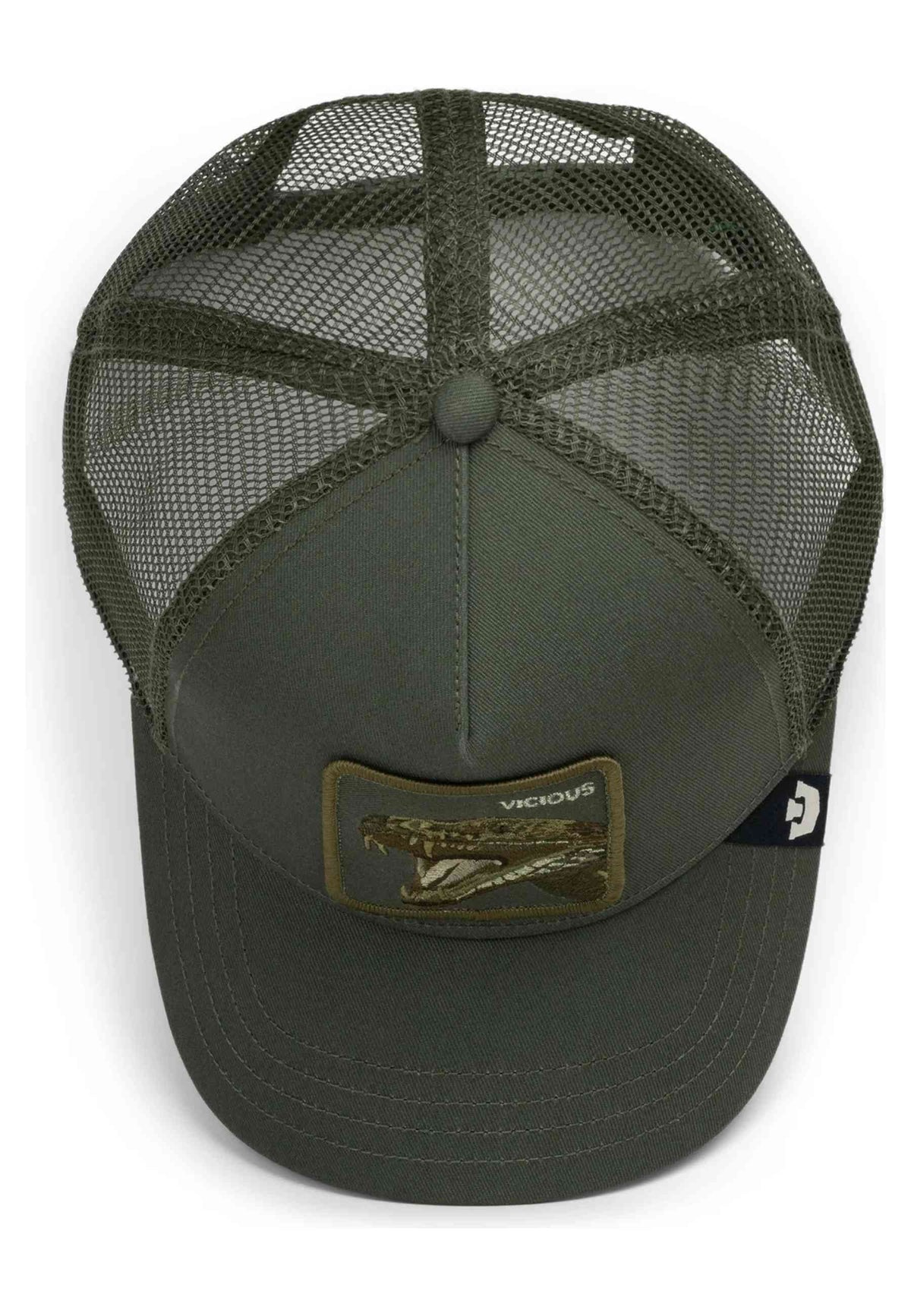 GORRA GOORIN BROS VERDE SERPIENTE CIRCLE OF VICIOUS TONED TRUCKER CAP
