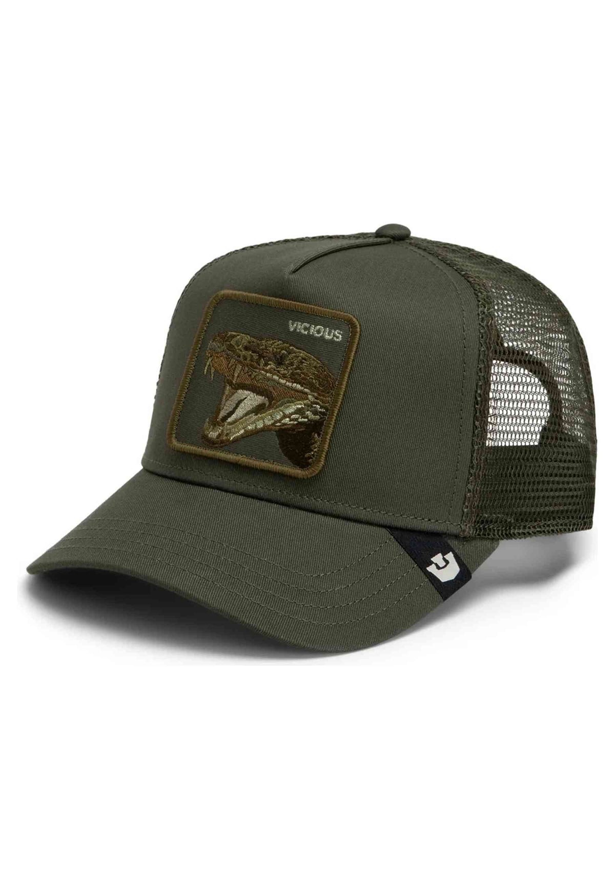 GORRA GOORIN BROS VERDE SERPIENTE CIRCLE OF VICIOUS TONED TRUCKER CAP