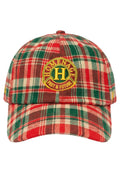 GORRA HOMENAGE ROJA CUADROS THE 90S RESORT PLAID SHAPE