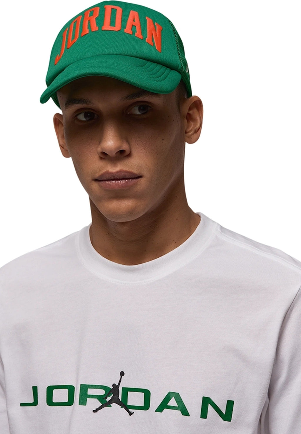 GORRA JORDAN VERDE FOAM LOGO TRUCKER CAP