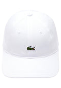 GORRA LACOSTE BLANCA SMALL LOGO UNSTRUCTURED CAP