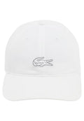 GORRA LACOSTE BLANCA TONED LOGO UNSTRUCTURED CAP