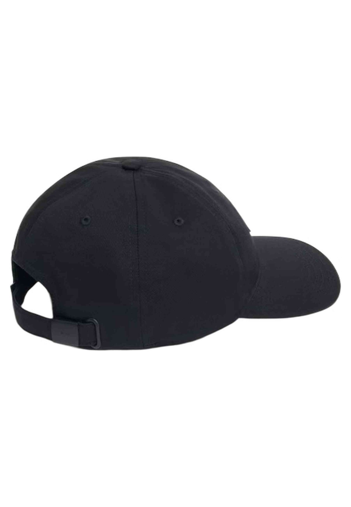 GORRA LACOSTE NEGRA TONED CROCO UNSTRUCTURED CAP