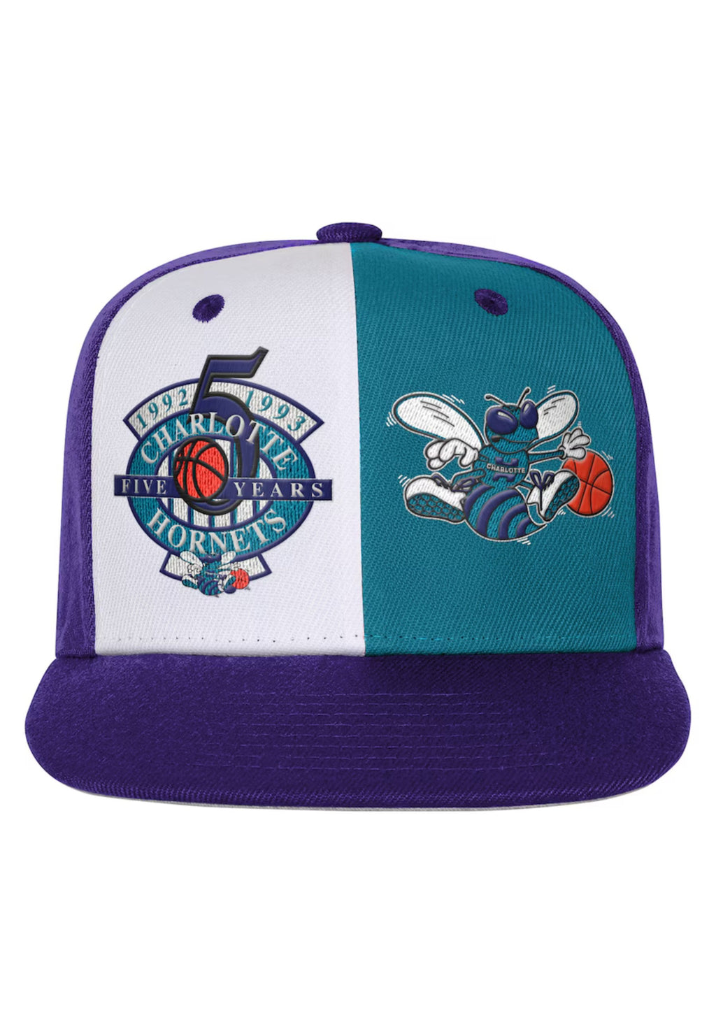 GORRA MITCHELL & NESS BLANCA HORNETS DUO FRONT SNAPBACK