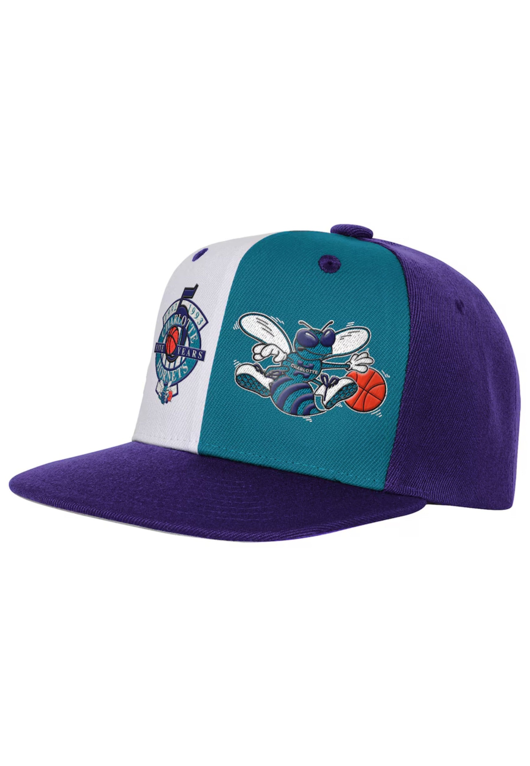 GORRA MITCHELL & NESS BLANCA HORNETS DUO FRONT SNAPBACK