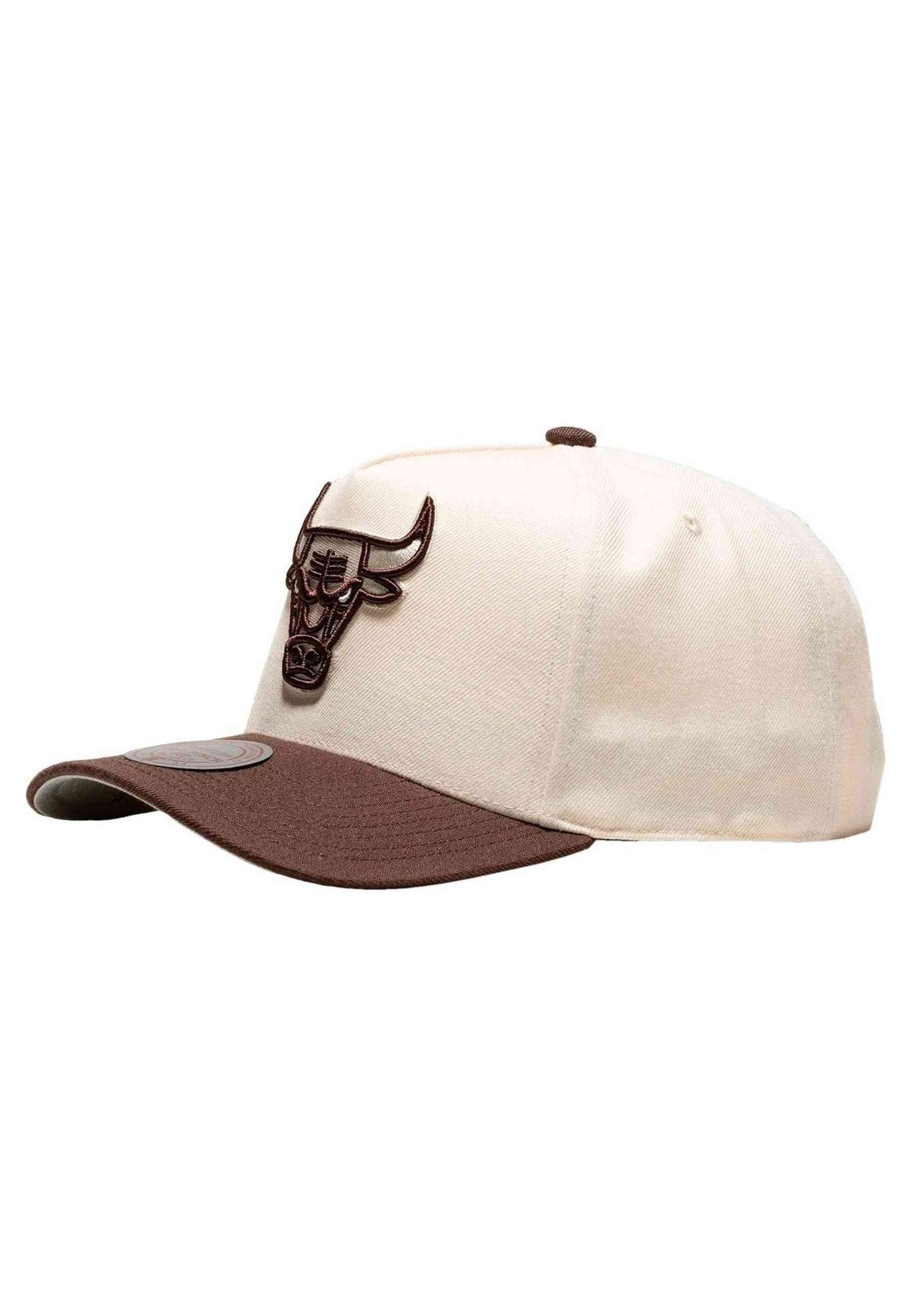 GORRA MITCHELL & NESS CRUDA CHICAGO BULLS BROWN & CREAM PRO SNAPBACK