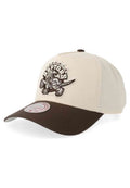 GORRA MITCHELL & NESS CRUDA TORONTO RAPTORS BROWN & CREAM PRO SNAPBACK