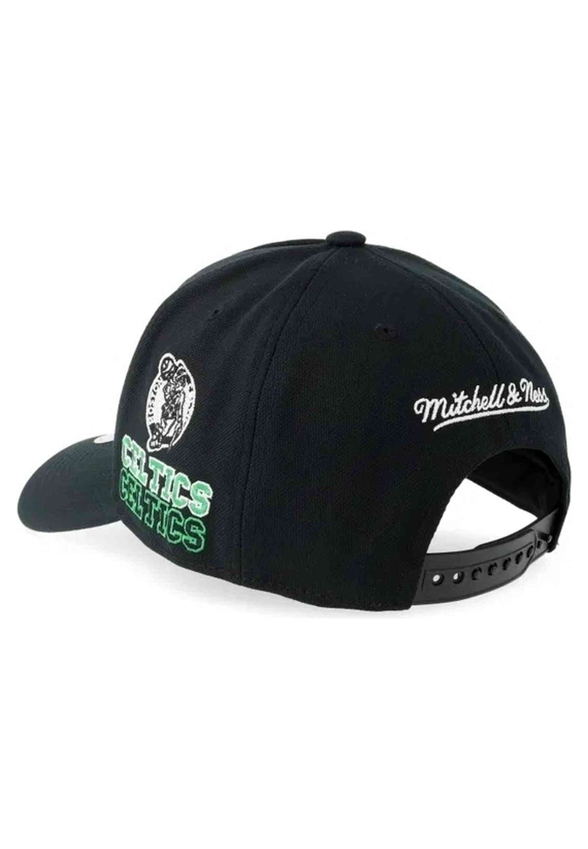 GORRA MITCHELL & NESS NEGRA BOSTON CELTICS TRIPLE CHECK PRO SNAPBACK