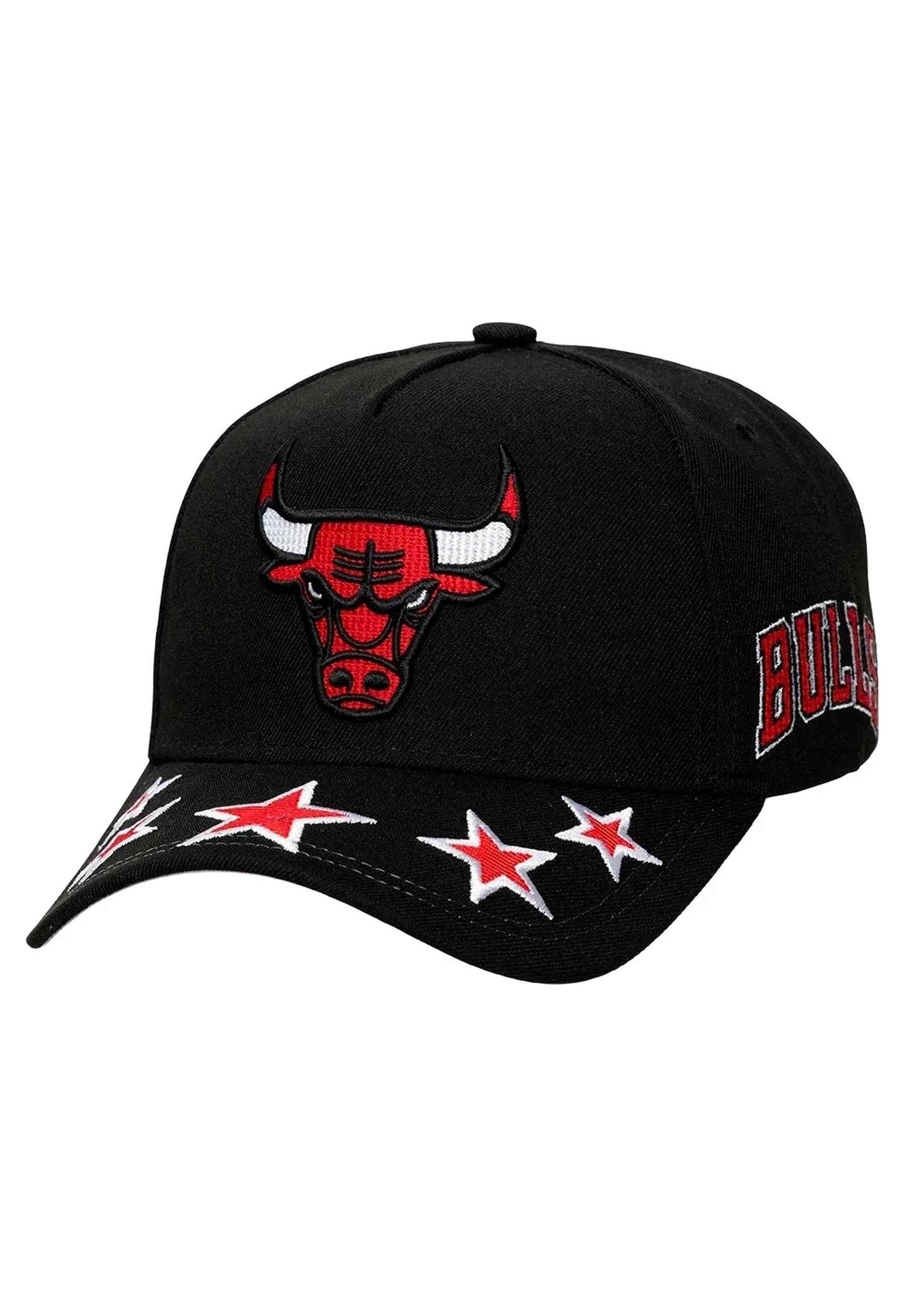GORRA MITCHELL & NESS NEGRA BULLS NBA SHINNING STARS PRO SNAPBACK