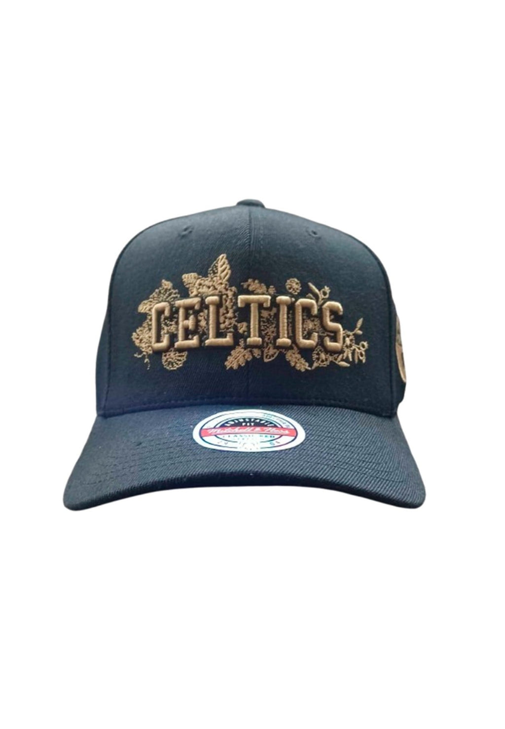 GORRA MITCHELL & NESS NEGRA CELTICS FLOWERS ICON SNAPBACK